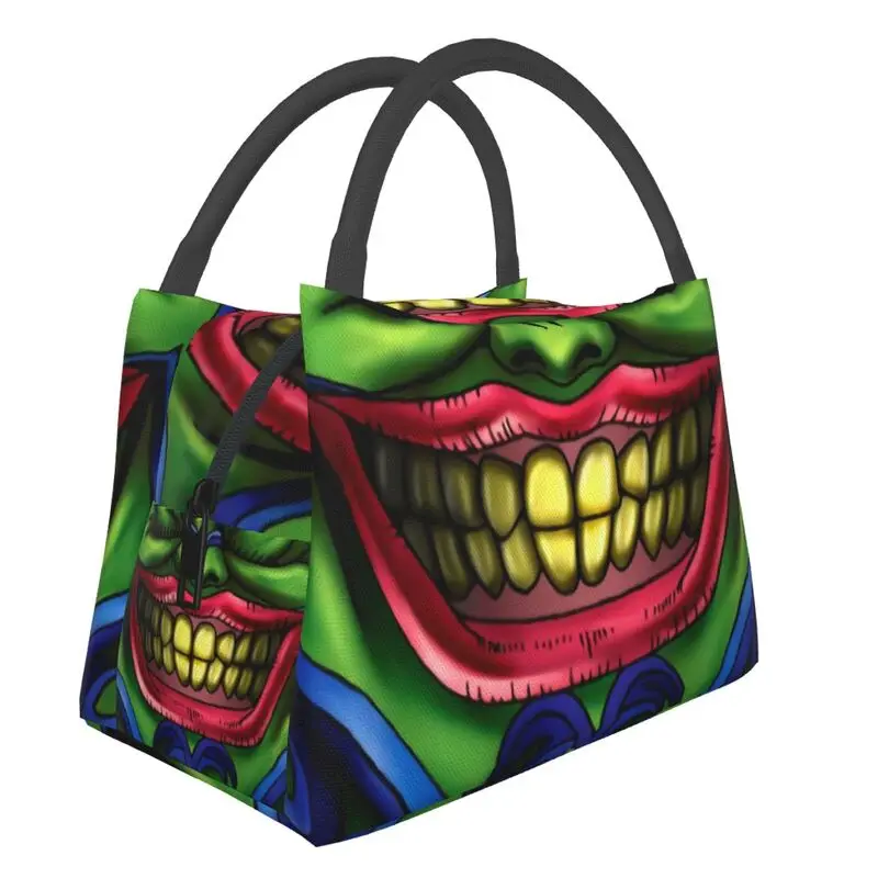 

Joker Smile Of Greed Insulated Lunch Bags for School Office The Yu-Gi-Oh Card Game Anime Yugioh Leakproof Bento Box Women