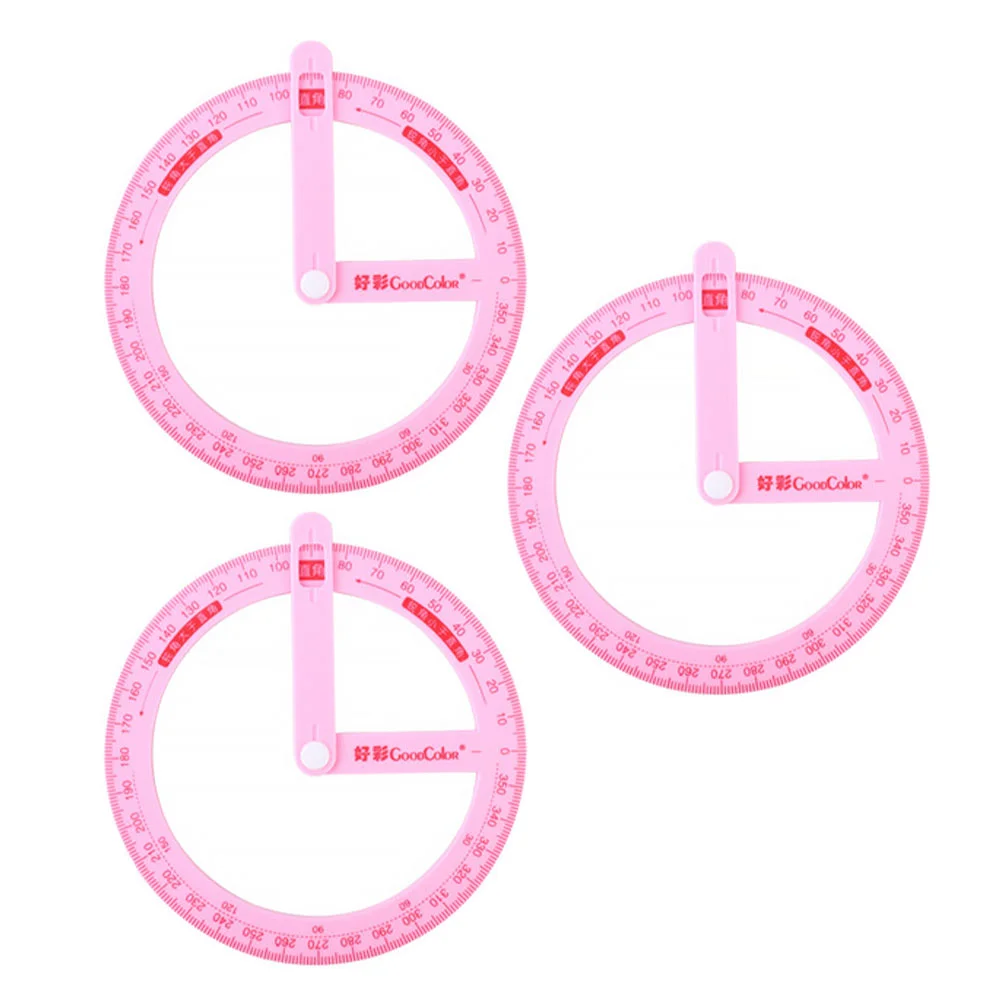 

Protractor Math Student Protractors Geometry Swing Arm Tools School Supplies Angle Rotary Degree Circular Ruler Clear Template