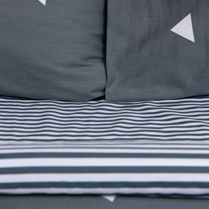 Постельное белье LoveLife Геометрия Дуэт/2 сп/1.5 сп/Евро 50х70 см - 2 шт 100% хлопок сатин