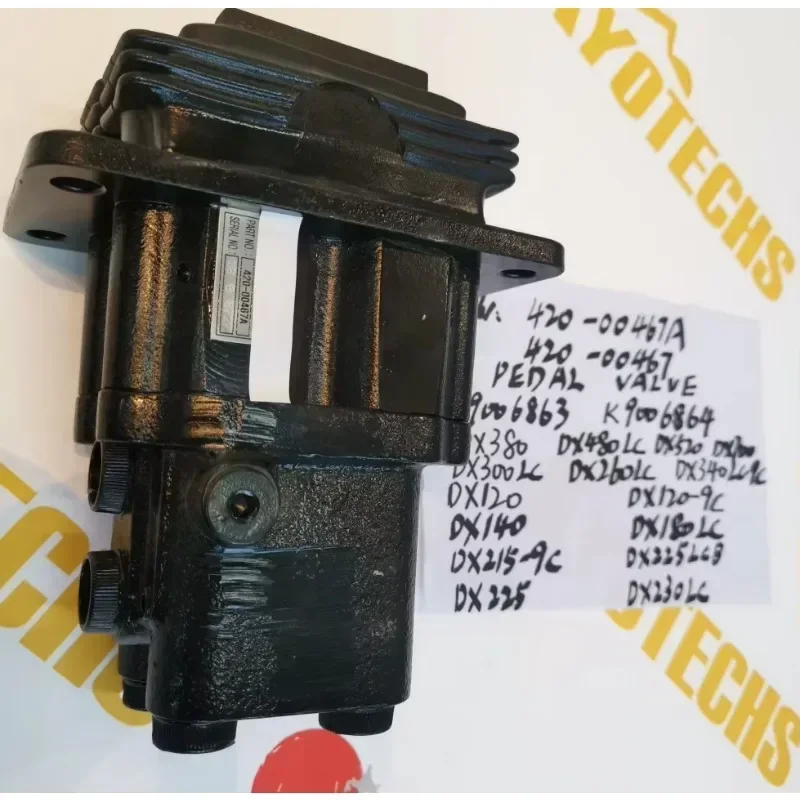 Детали экскаватора 420-00467A К 9006864 Педальный клапан DX380 DX300LC DX340 Дорожный ножной