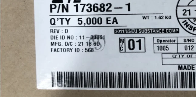 

173682-1 Connectors terminals housings crimp socket header new and original part