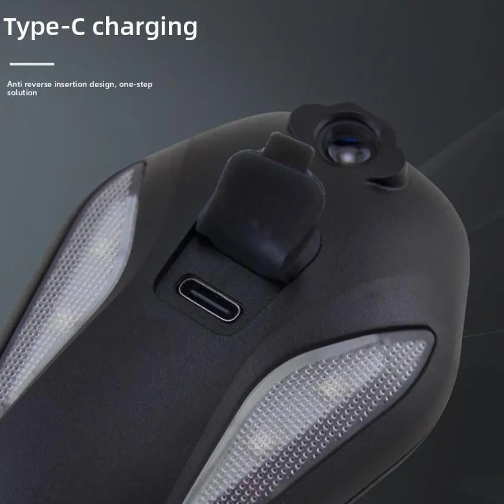 USB перезаряжаемый задний велосипедный водонепроницаемый регулируемый