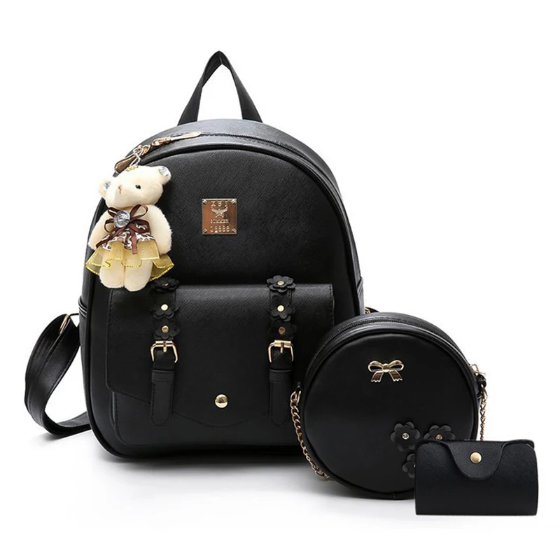 

Backpack Female Shoulder Tote Women's Bag 2022 Trend PU Fashion Rivet Leisure Luxury Designer Bags for Women Handbag Crossbody
