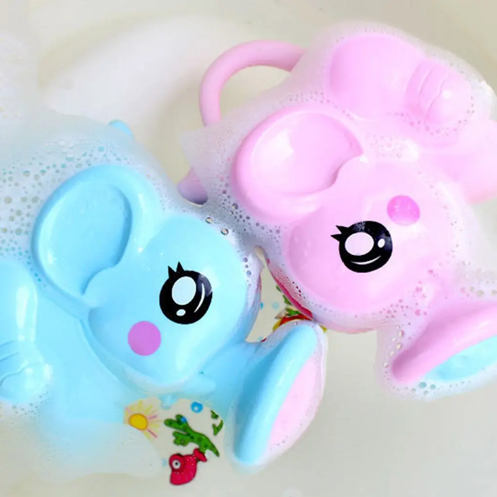 

Пластиковый поливочный горшок для новорожденных в форме слона, случайный цвет, Игрушки для ванны, детский инструмент для купания, ванной, душа, игрушки с распылителем воды