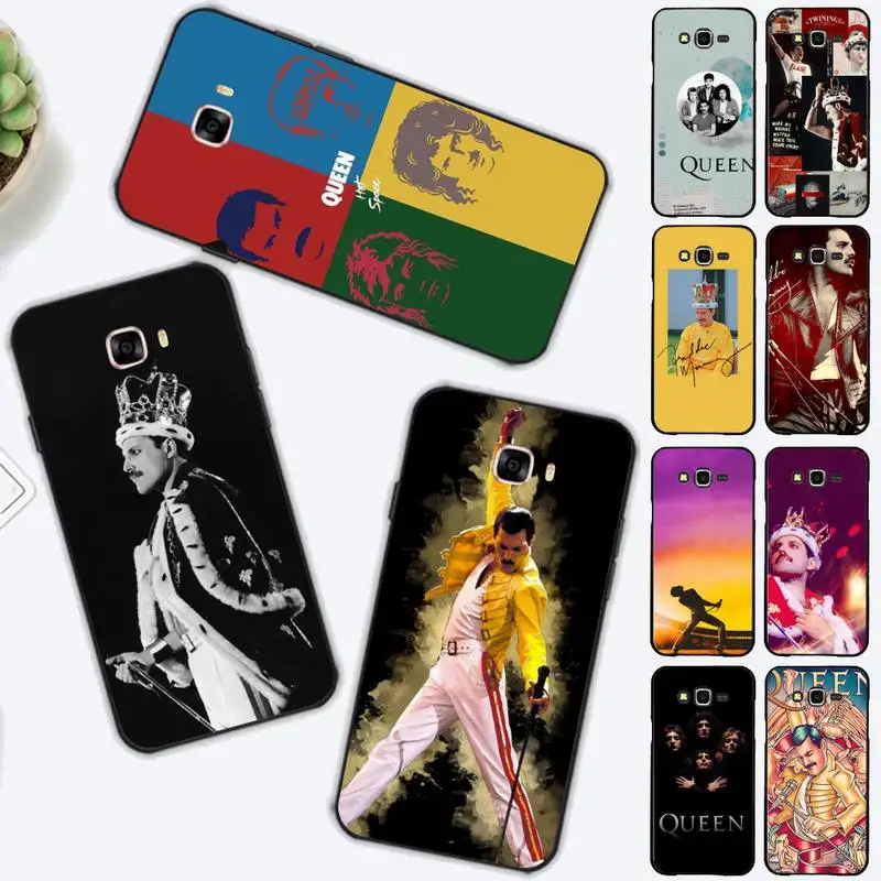 

Freddie Mercury Queen Phone Case for Samsung J 2 3 4 5 6 7 8 prime plus 2018 2017 2016 core