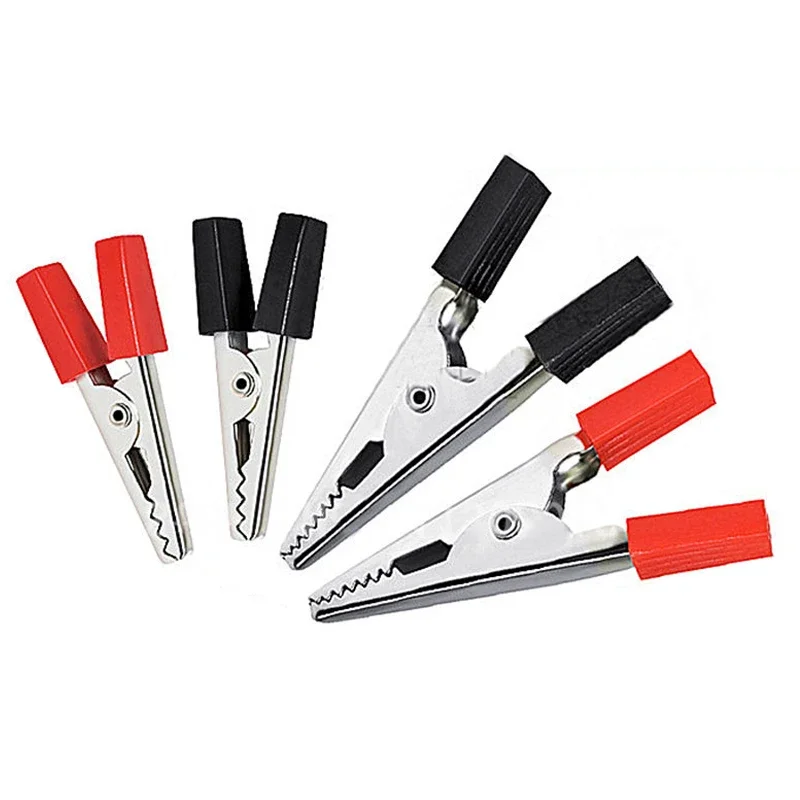 

Крокодиловая оболочка большая и маленькая экспериментальная проверка мощности зажим, автомобильный аккумулятор, проволочный зажим