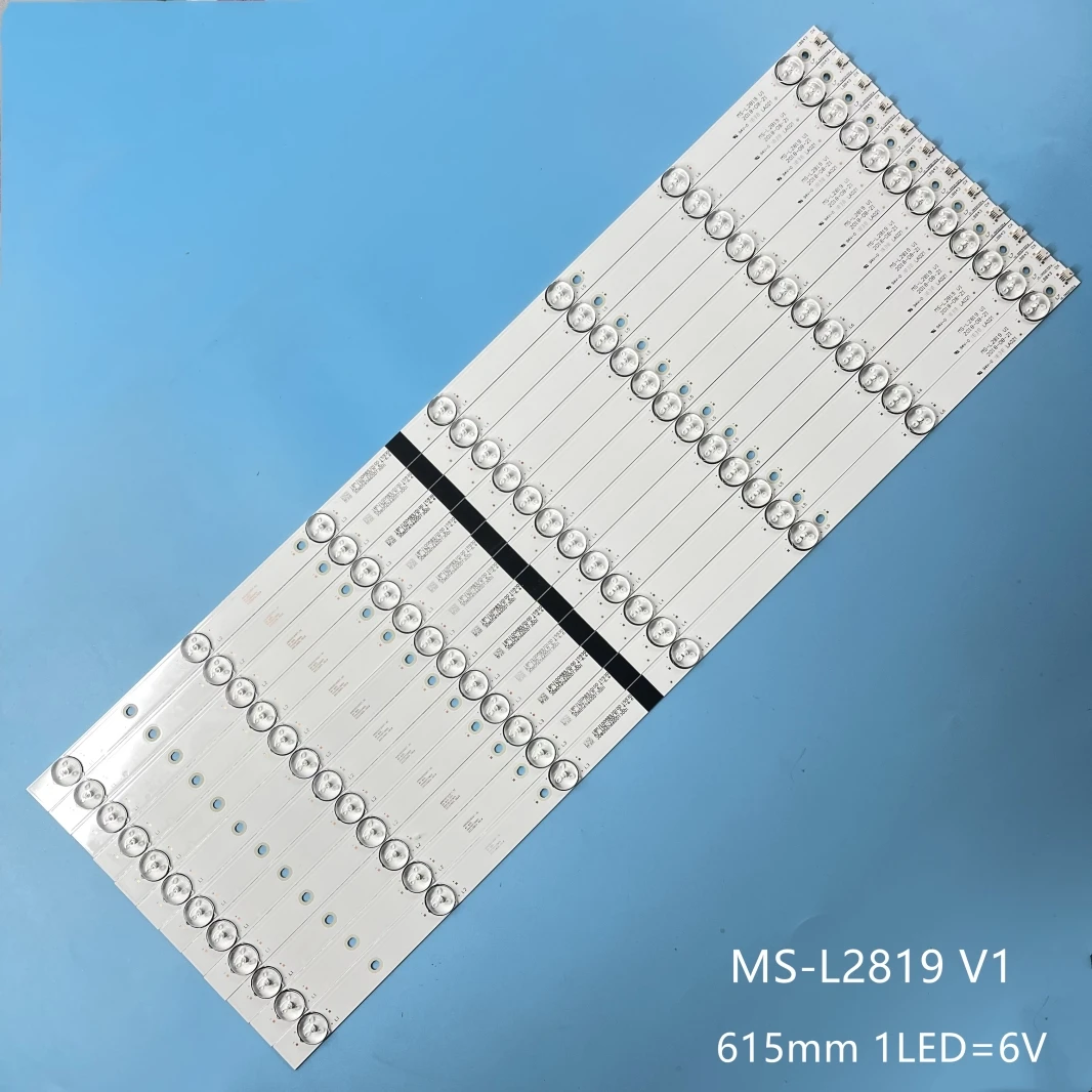 615mm 12pcs/kit LED Backlight Strio MS-L2819 V1 For 65inch TV Edison CELED650219B6 65Smx6566usm