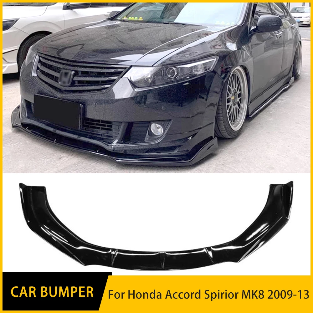 Передний бампер для Honda Accord Spirior MK8 дефлектор диффузора спойлера 09-13