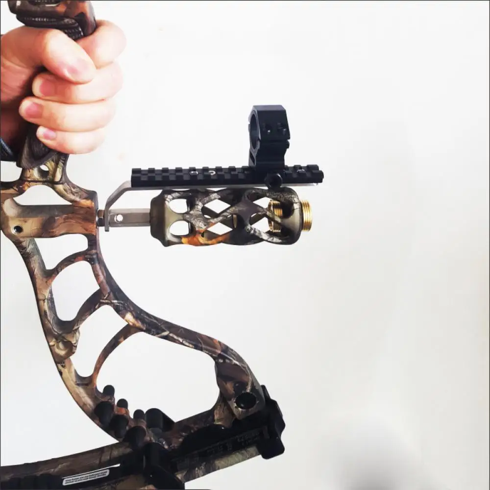 

Универсальный составной лук Рекурсивный лук держатель для бочонка прочный рельс 21 мм для лазерного прицела и фонарика планшетов для ночной охоты