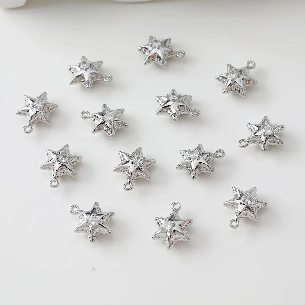 4 шт. 14 К позолоченные детские забавные имитация воздушного шара в форме сердца