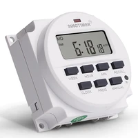 tm618h 2 programmable digital display lcd time control switch timer for advertising light box broadcasting equipment