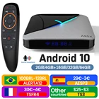 ТВ-приставка Transpeed Android 10.0 A95X F3 Air Amlogic S905X3 голосовой помощник двойной Wifi BT4.1 H.265 8K 4K 3D телеприставка