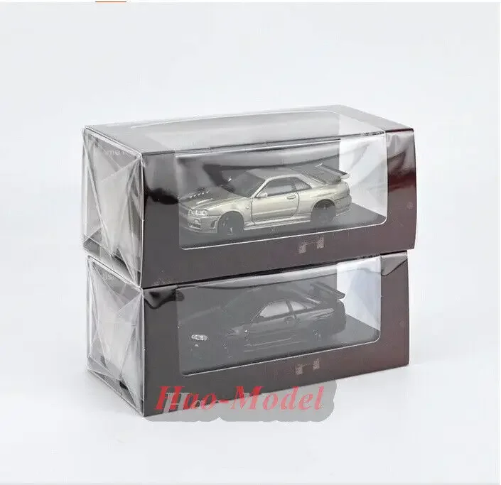 MotorHelix MH 1/64 для Nissan GTR R34 Z TUNE литая под давлением модель автомобиля из сплава