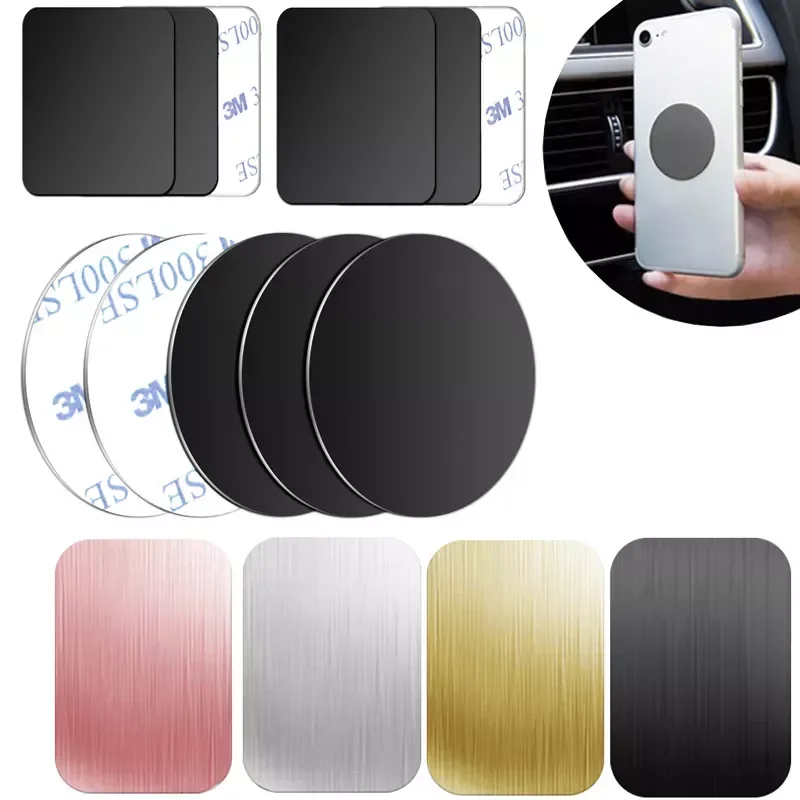 

Case Magnet Sticker Metal Plate Disk for Magnet Iron Sheet Sticker Mobile Magnet Holder Stand Accessories