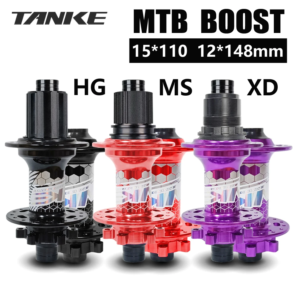

Велосипедные втулки TANKE MTB BOOST, 148 мм, велосипедный Hub120, клик, 6 когтей, подшипник 32H HG XD MS, дисковый тормоз Micro Spline 8 9 10 11 12 Скоростей, велосипедные...