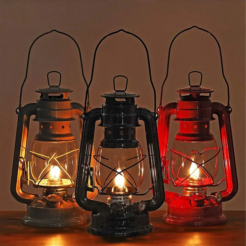 Outdoor Oil Lamp Kerosene Burning Lantern Lamps/Hanging Emergency Camp Disaster Prevention Lighting For Home Tent
