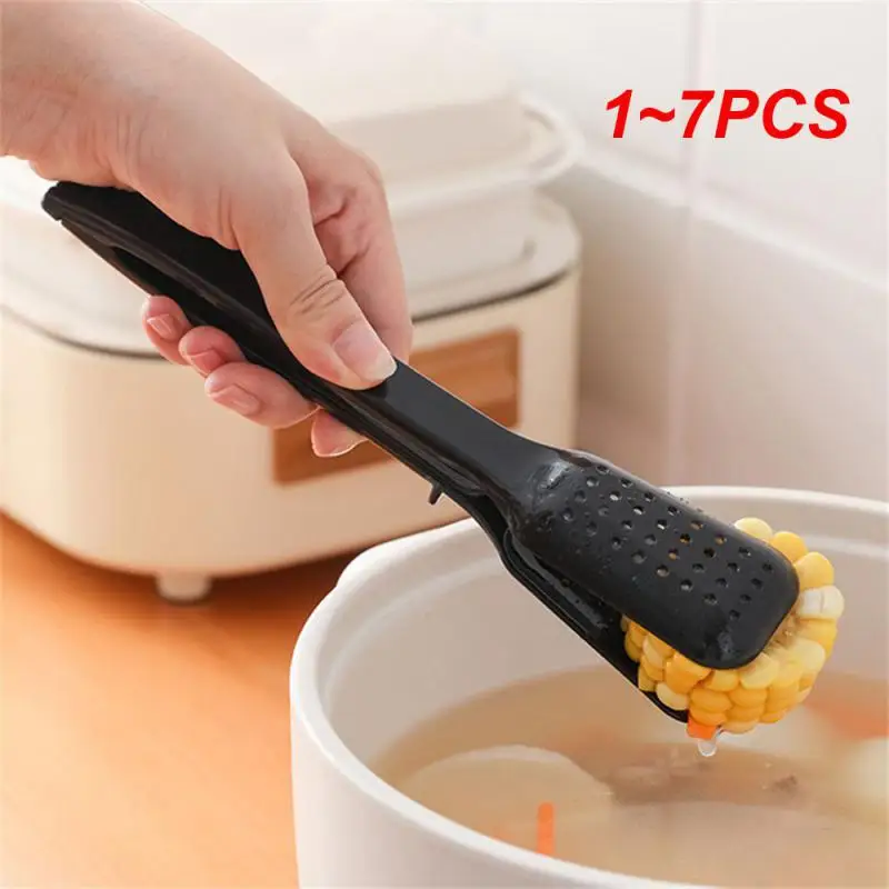 

1 ~ 7 шт. кухонный пищевой зажим, многофункциональная длинная ручка, противоскользящие, съемные, устойчивые к высоким температурам, Бытовые аксессуары