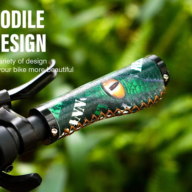 

Universal Mountain Bike Grip Set 3D Patterned Liquid Silicone Non-slip Shock-absorbing Ergonomic Cycling Mtb Bicycle Grips