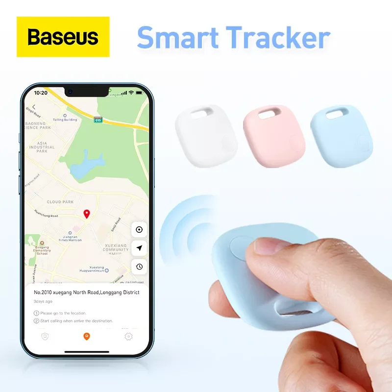 

Baseus T2 Pro Wireless Smart Tracker Anti-lost Alarm Tracker Key Finder Wallet Finder APP GPS Record Anti Lost Alarm Pet Tracker