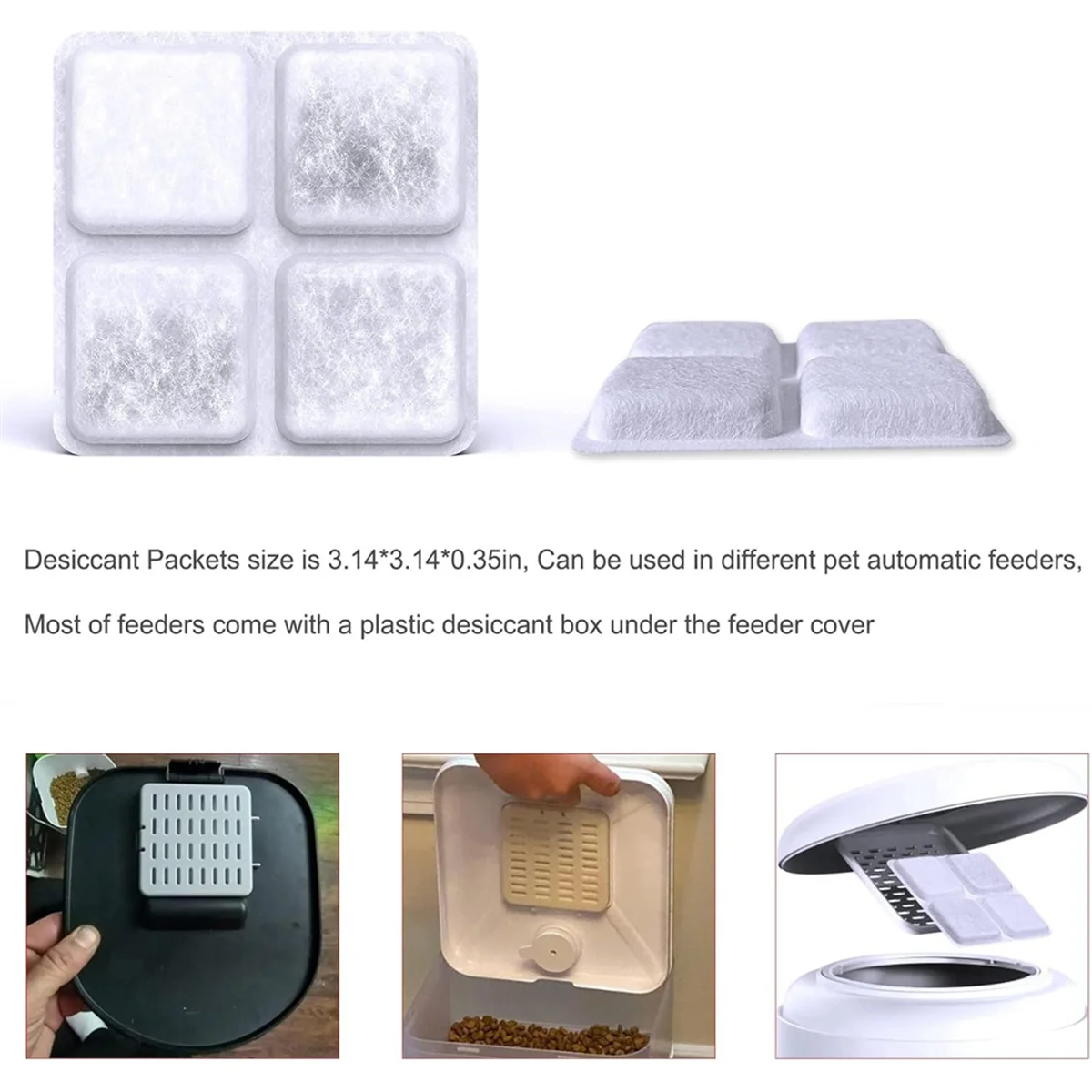 12 шт. сумка для осушителя корма домашних животных Petlibro автоматические кормушки