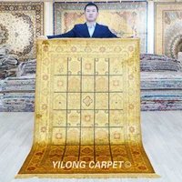 122x183cm Handknotted Turkish Carpet Beige Antique Persian Silk Area Rugs (YHW29GAB)