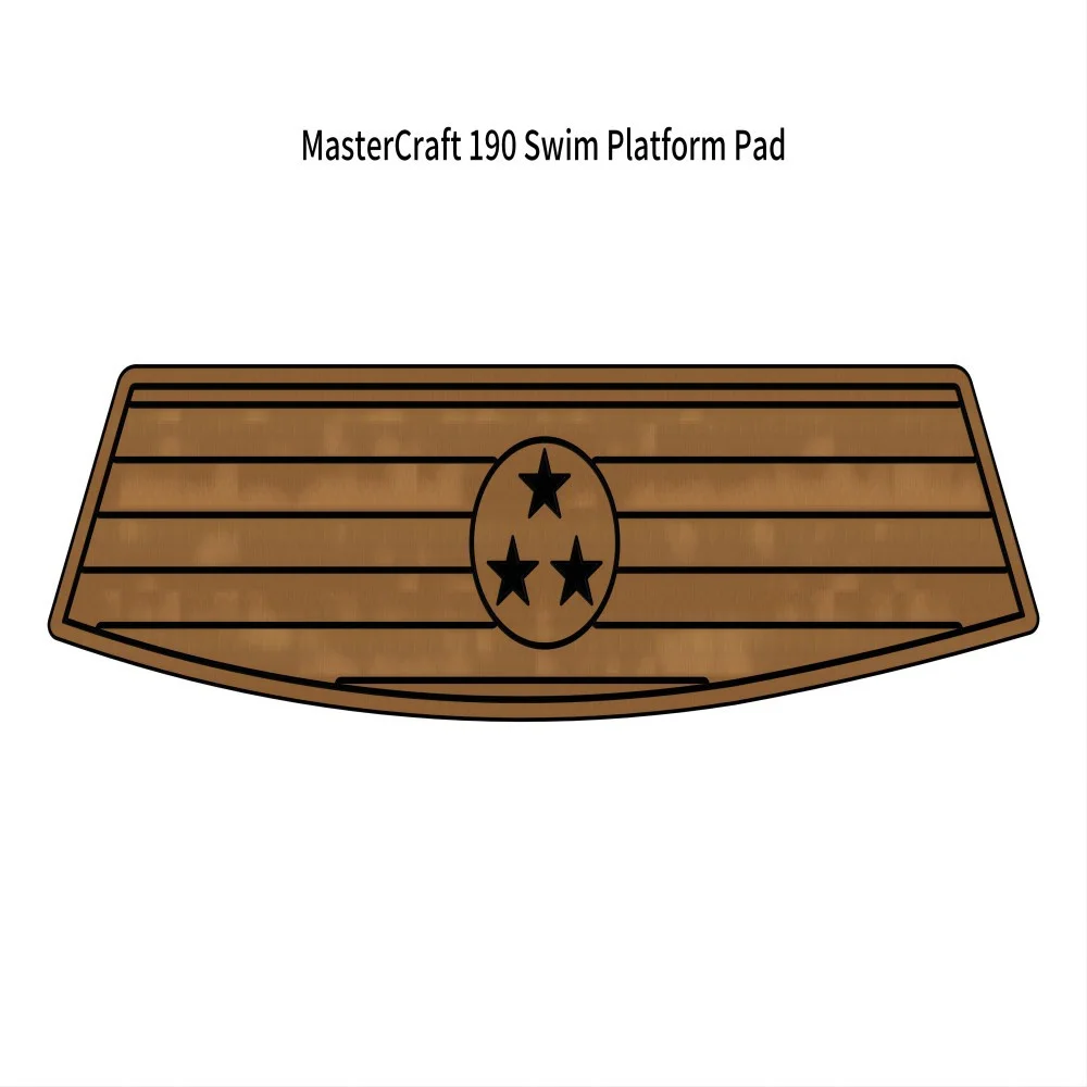 

MasterCraft 190 Swim Platform Step Boat EVA Foam Faux Teak Deck Floor Pad Mat