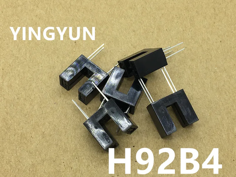 

10 шт./лот шлицевой оптический переключатель H92B4 прямой Инфракрасный фотоэлектрический датчик Фотоэлектрические переключатели