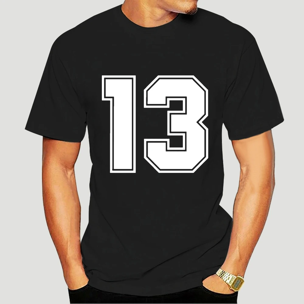 

Мужская футболка для колледжа, футболка с надписью 13, крутая Мужская футболка wo, топ 5169X