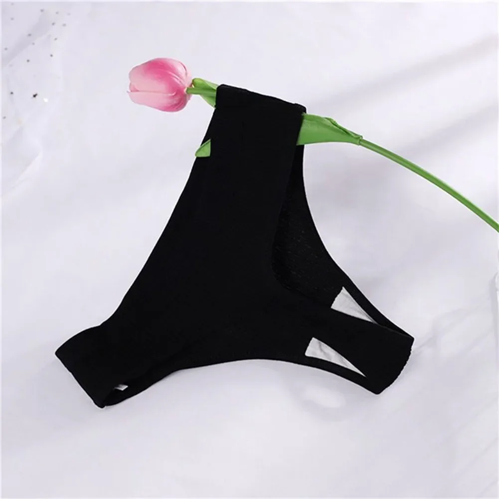 Трусики-стринги женские эротическое нижнее белье эластичные тонкие дышащие