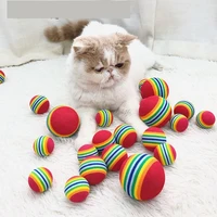 cat toy with kitten interactive ball cats rat cage toy colorful feather funny for interactive ball pet supplies cat accessories
