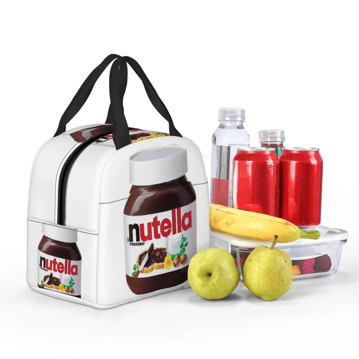 Итальянская изолированная сумка для обеда Nutellas школы офиса портативный