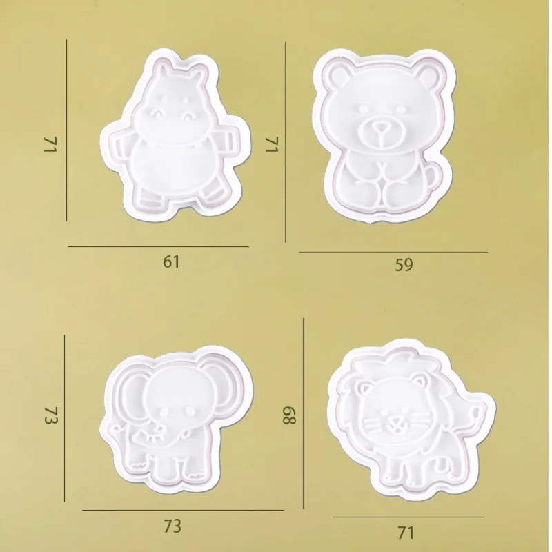 Старинные пластиковые вставки в виде животных для самостоятельного ремонта