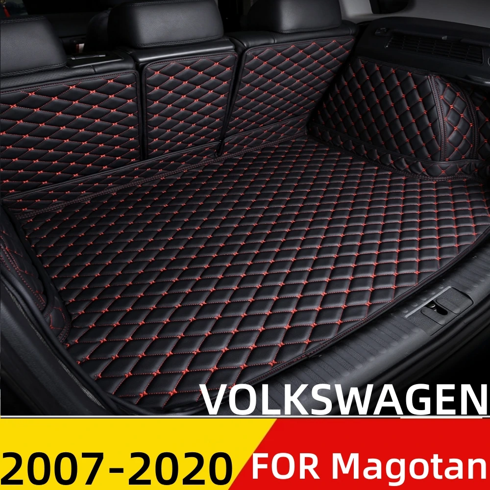 

Коврик для багажника автомобиля Volkswagen Magotan 07-20, подходит для любой погоды XPE, задний Чехол для груза, коврик, подкладка, задние части багажника, коврик для багажа