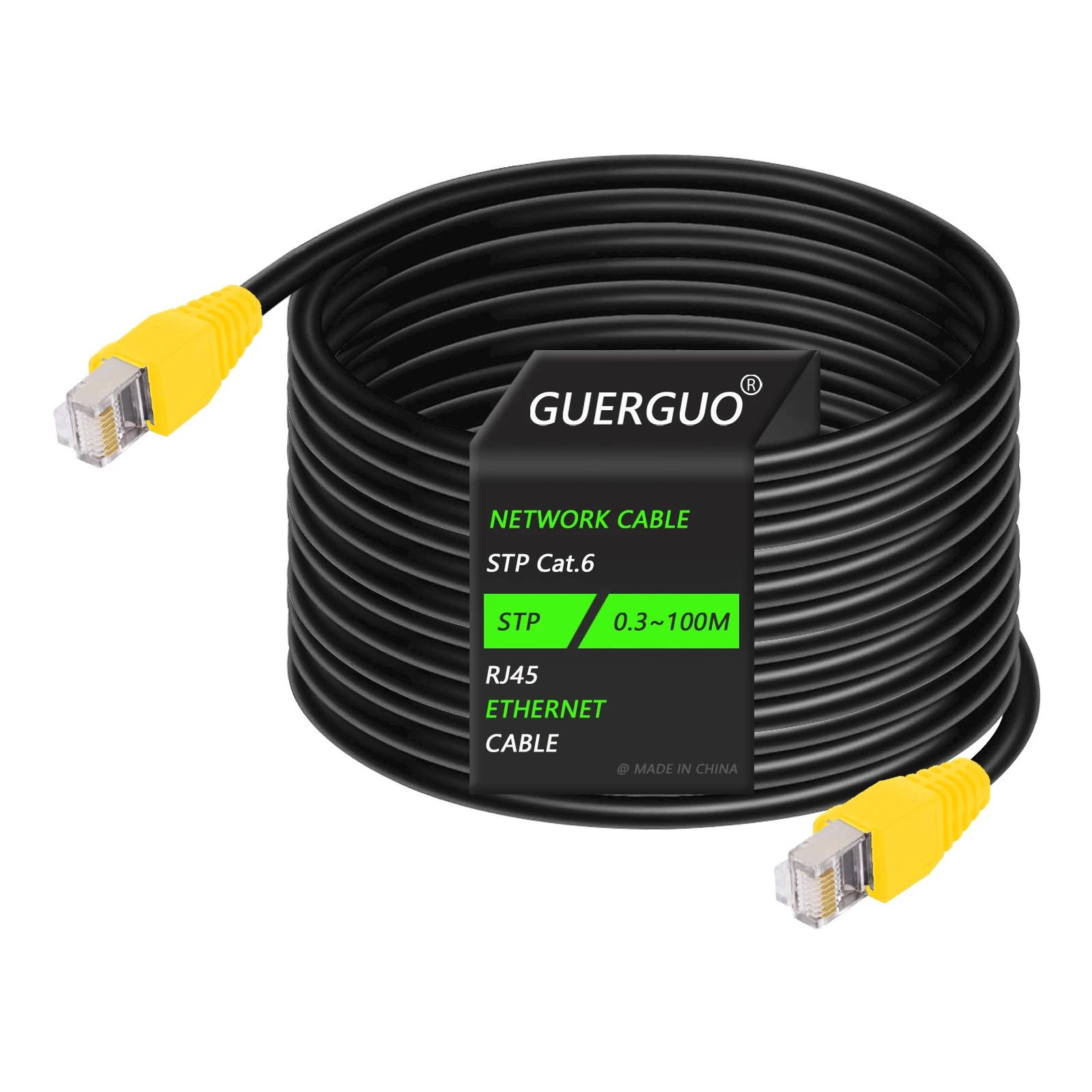 0 3–100 м Cat6 Ethernet-кабель Cat 6A 10 Гбит/с STP/SFTP Сетевой сетевой кабель для маршрутизатора