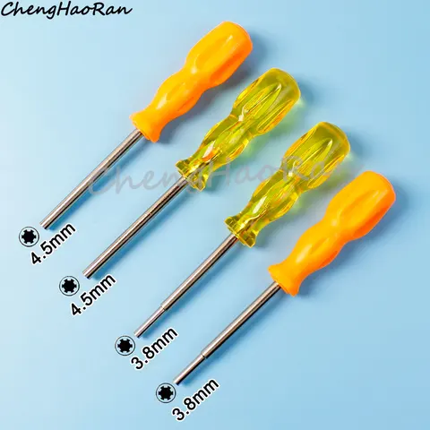 1 шт. 3,8 мм/4,5 мм инструмент для ремонта безопасной отвертки Gamebit для NGC SFC MD NES N64 SNES Gameboy Открытые Инструменты Отвертки запчасти