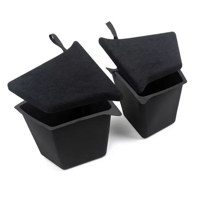 

Rear Trunk Organizer Storage Box for Tesla Model Y 2021-2022 Left Right Bins Side Tray Stowing Tidying Packet Accessories