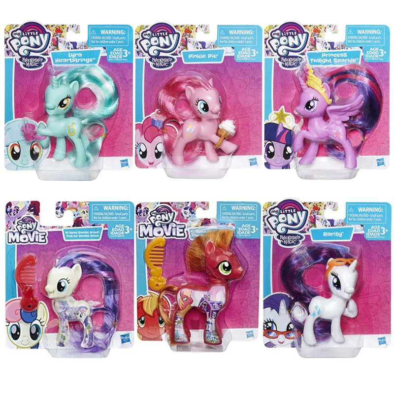 

Hasbro My Little Pony Twilight Sparkle Rainbow Dash Pinkie Pie Rarity Girl Cute Dolls Collection Anime Model Kids Birthday Gift