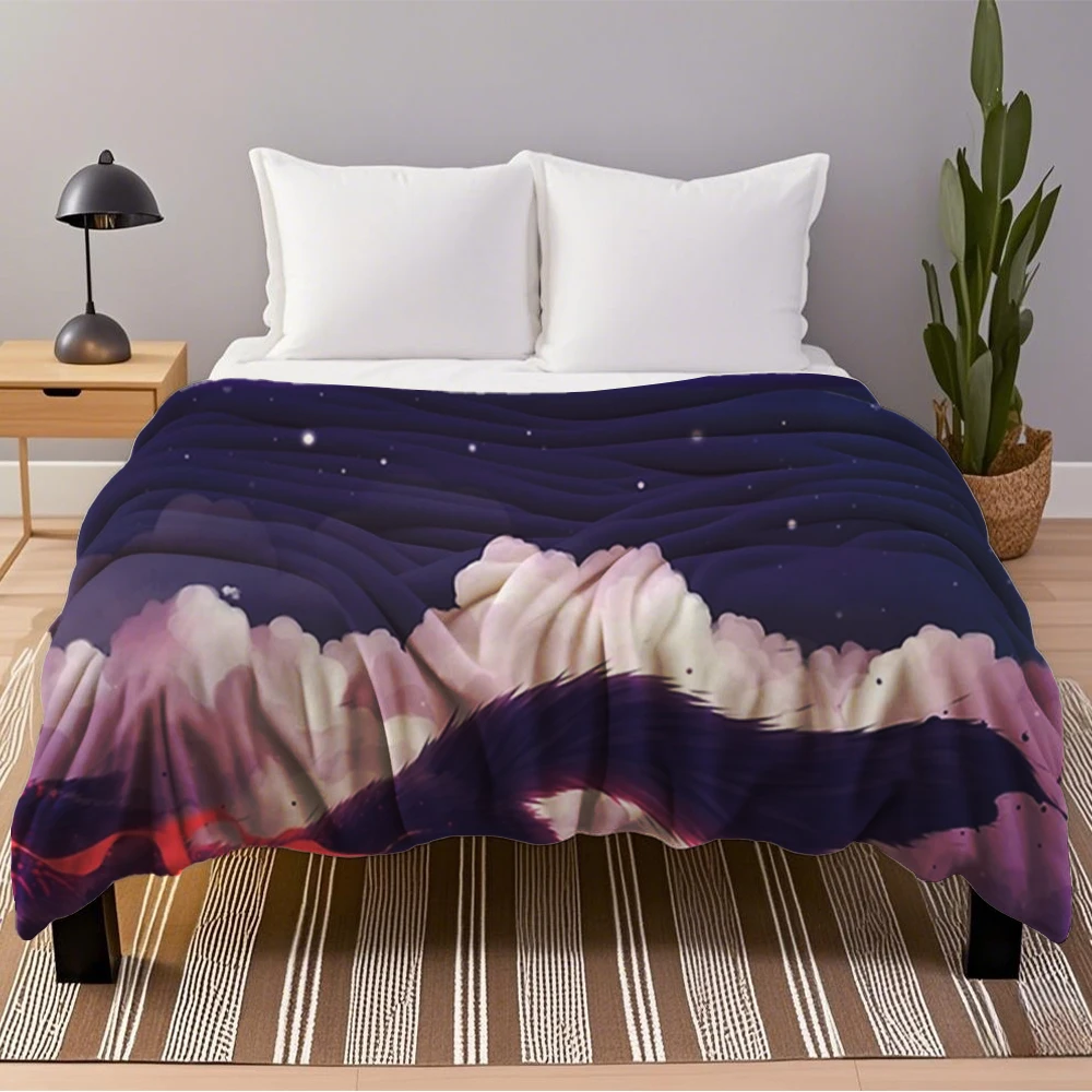 Богемное фланелевое одеяло на весну/осень джемпер с облаком вязаное можно