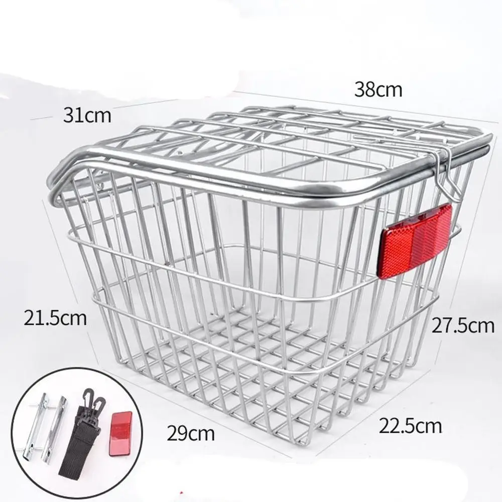 Простая в установке задняя корзина для велосипеда фиксированная прочная