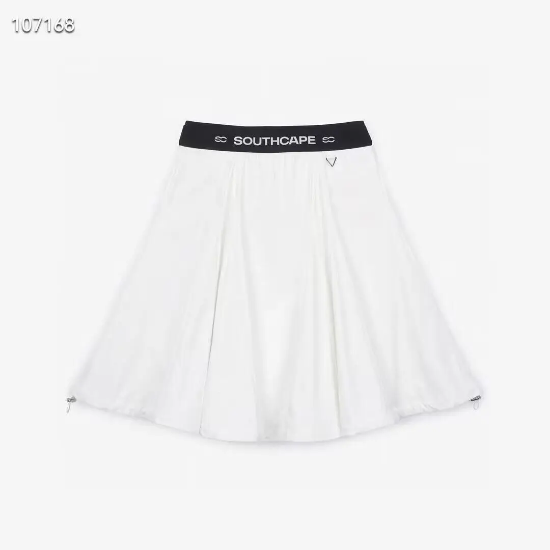 Golf's new college female style flower bud umbrella skirt custom sports functional fabric hem drawstring design