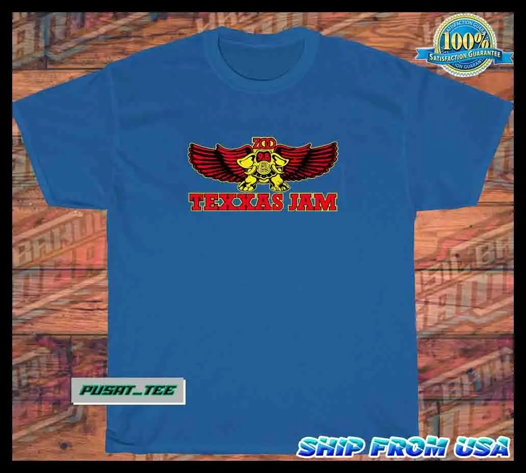 Новая забавная Мужская футболка Texxas Jam 78 KZEW с американским логотипом
