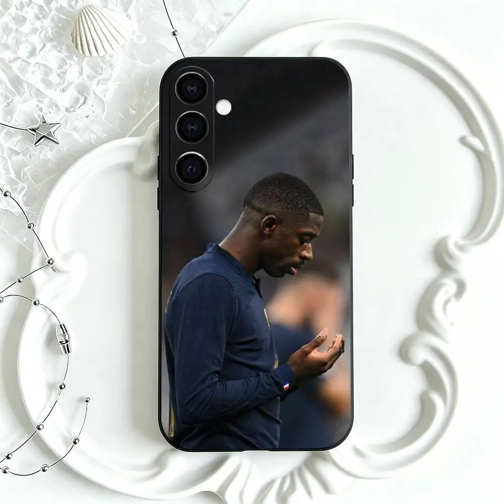Фото Чехол для телефона Football Star for Dembele, черный, силиконовый, мягкий, для Samsung Galaxy A73, A72, A71, A70, A53, A52, A51 №4