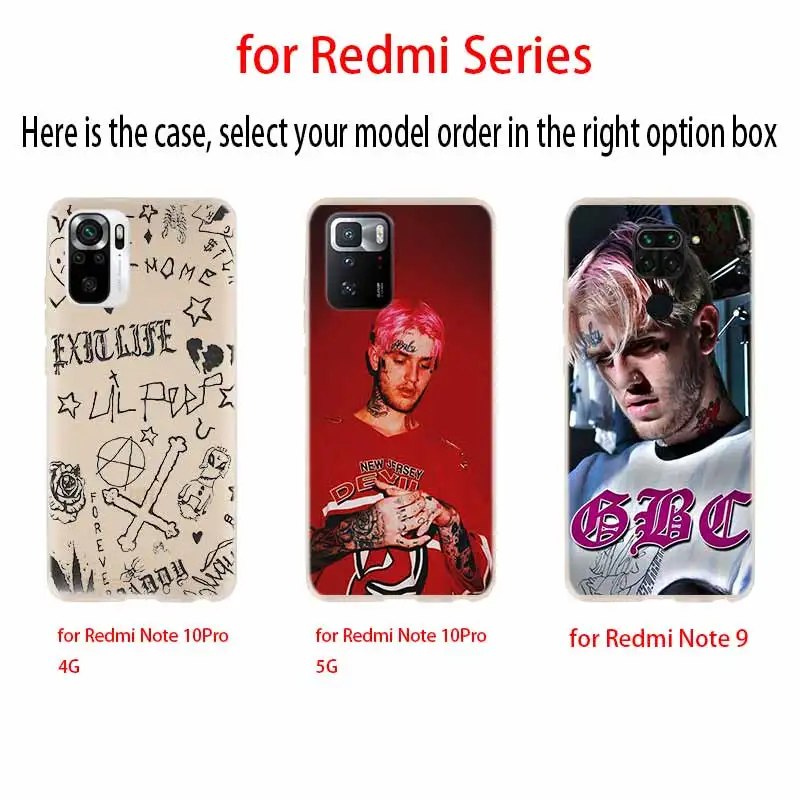 Мягкий силиконовый чехол для Xiaomi Redmi Note 11 10 Lite 9 8 7 6 Pro Max 10S 9S 8T 9T 4G легкий Чехол Lil Bo