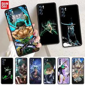 one piece roronoa zoro case for oppo a53 a9 a94 a12s a52 reno 6 3 5 a15 a5 find x2 lite a1k a54 f9 f11 pro silicone phone cover free global shipping