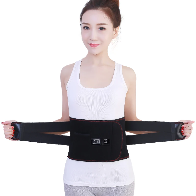 

Vibration Massage Heating Waist Supporter Lumbar Intervertebral Disc Prominent Men and Women Lumbar Support Electric Heating