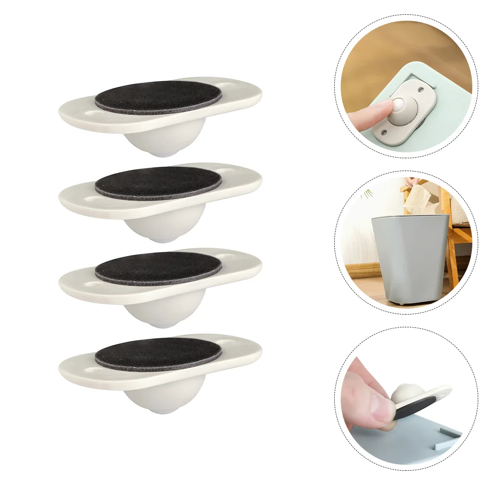 

Wheels Adhesive Casterselfstick Furniture Small Mini Attachable Heavy Duty Paste Type Universal Pulleysticker Swivel