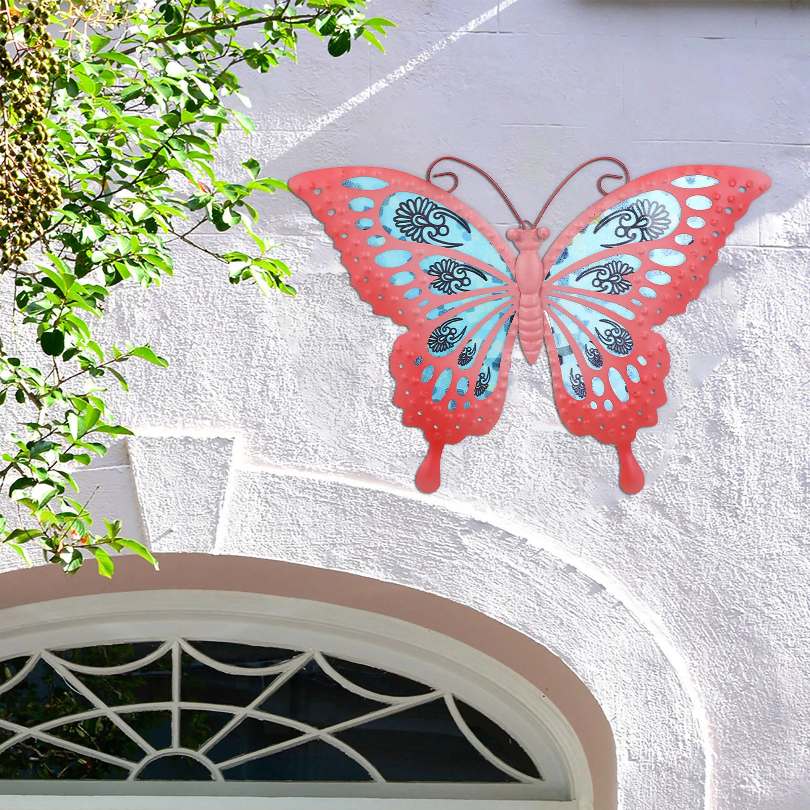 Бабочка садоводство искусственное стекло внутреннее и наружное настенное