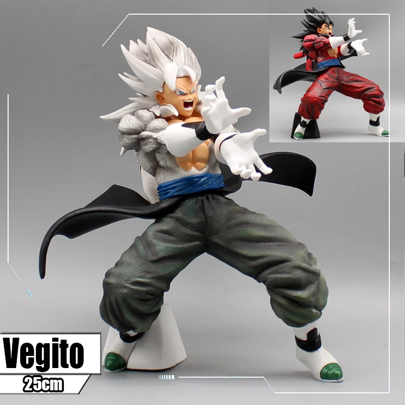 

instock 25CM Dragon Ball Vegito SSJ5 Figure Super Saiyan 4 Vegetto GK Statue Pvc Action figure Collection Model Toy Gifts