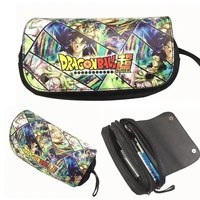 dragon ball wallet japanese anime new dragon ball pen bag cartoon edition super saiyan double zipper pen bag casual