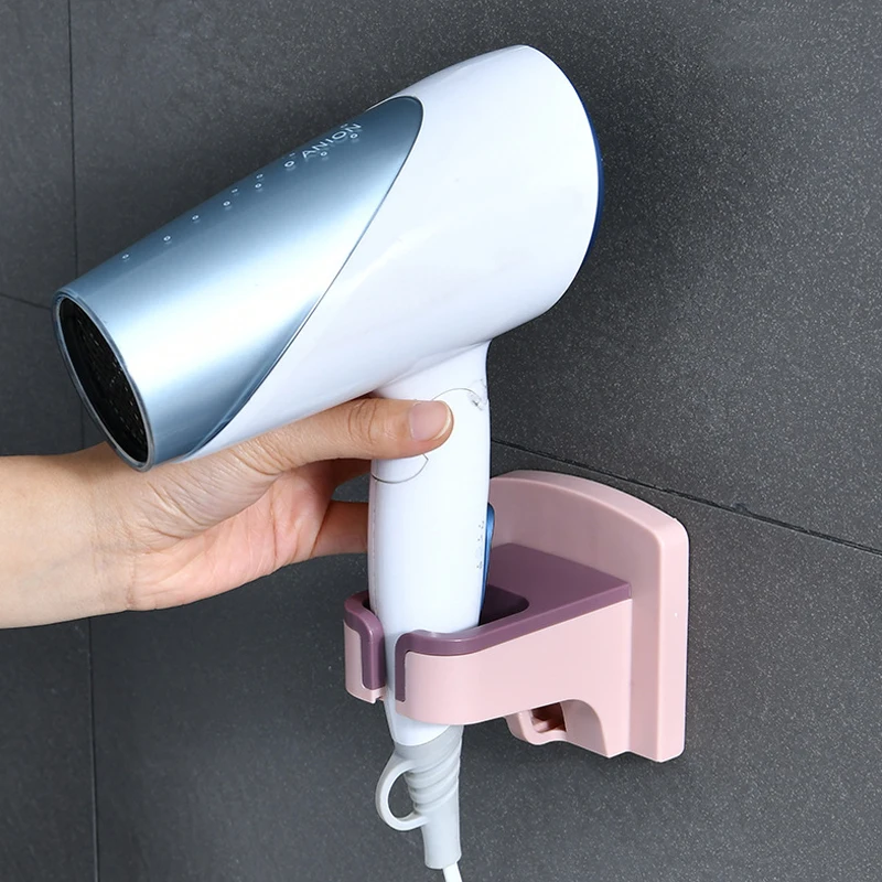 

Настенный держатель для фена, органайзер для ванной комнаты, подставка, полка, стеллаж для хранения с аксессуарами, вешалка для кабеля, своб...
